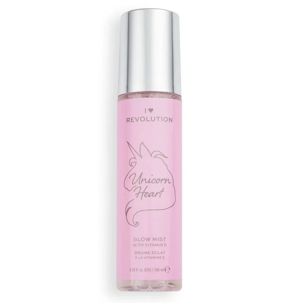 Set of 2 Revolution Unicorn Heart Glow Mist New 100 ml each